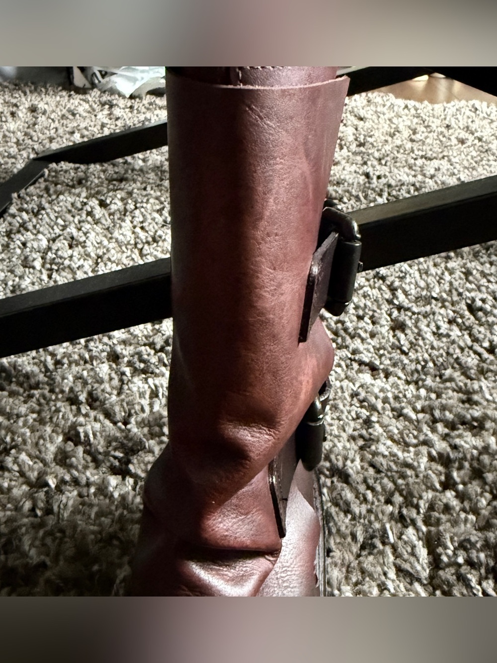 Vintage Foundry Co. Leather Buckle Boots Brown US 8 - Picture 12 of 14